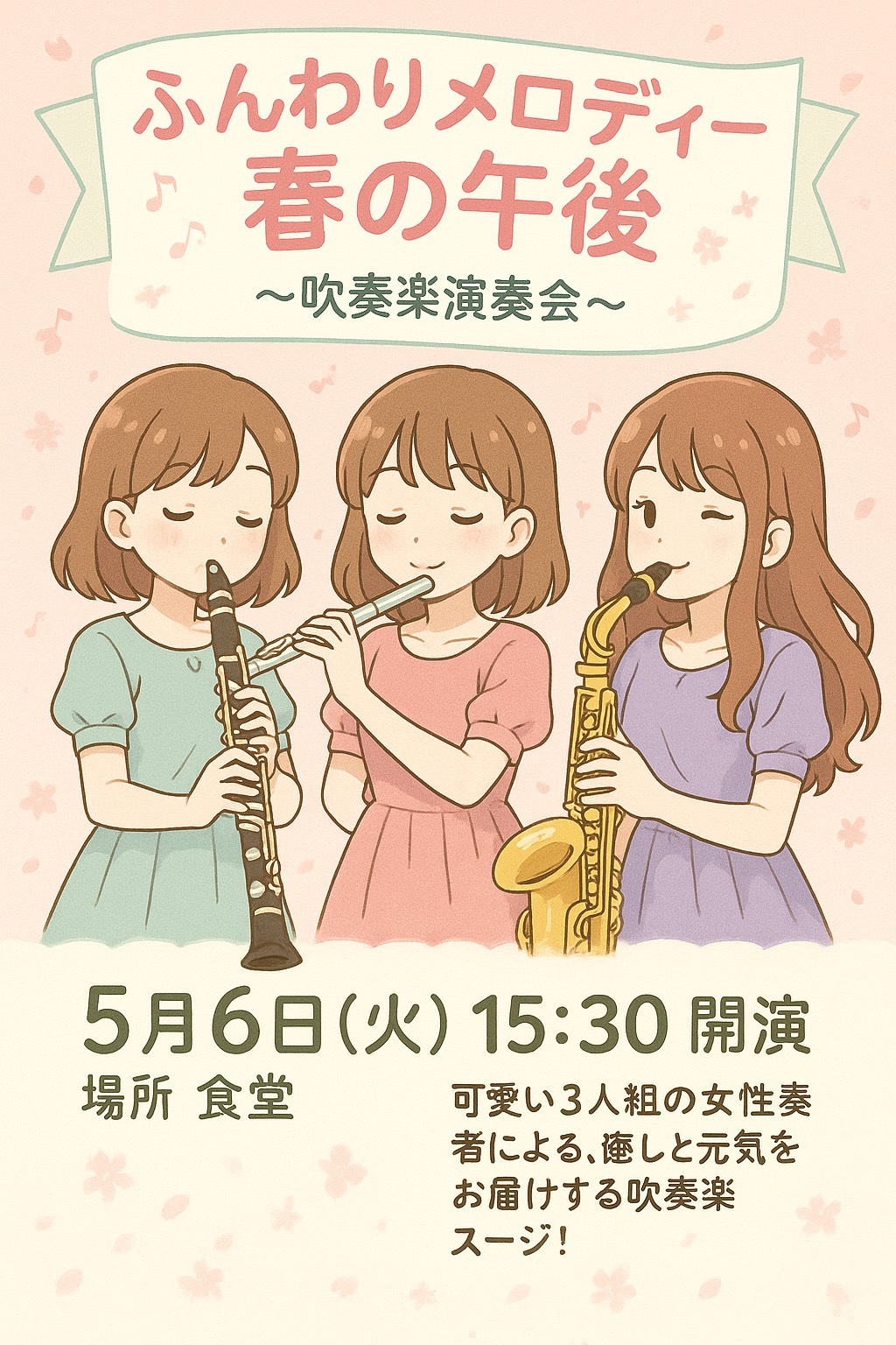 ハーモニー門真 5月イベント演奏会 | イメージ画像